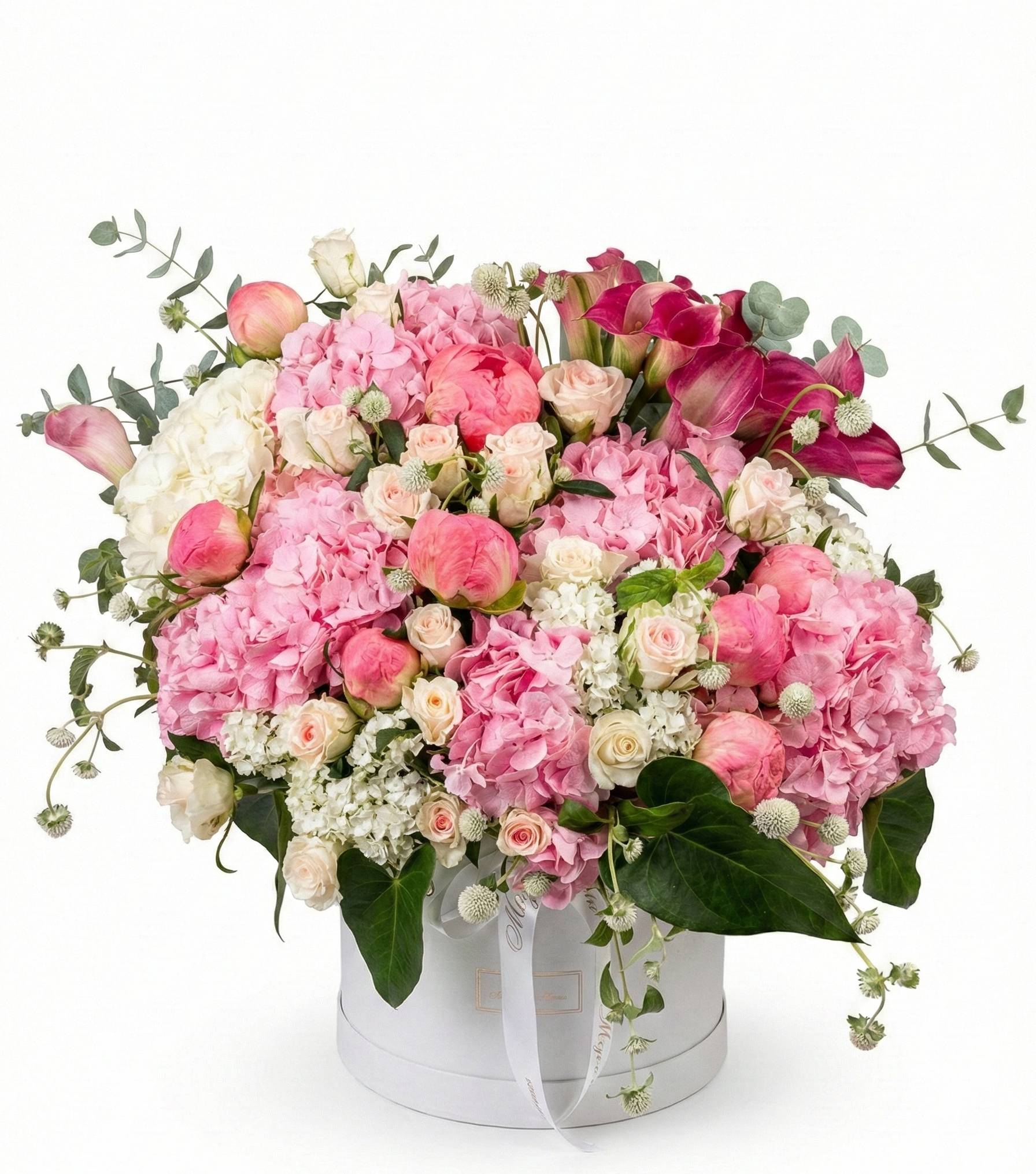 Muhteşem romantik çiçek kutusu