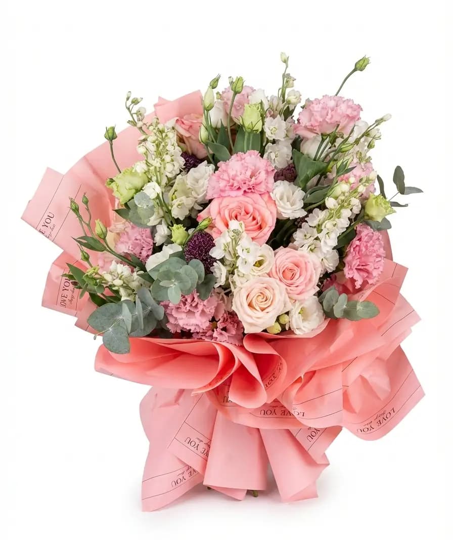 Pembe rüya buketi