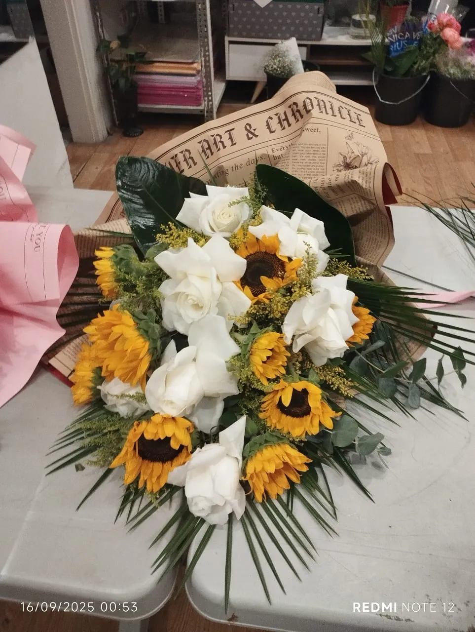 Güneşin gülümseme buketi